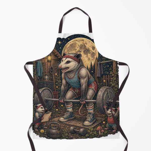 Item preview, Opossum Powerlifting Night Shift designed and sold by RaFaMidnight.