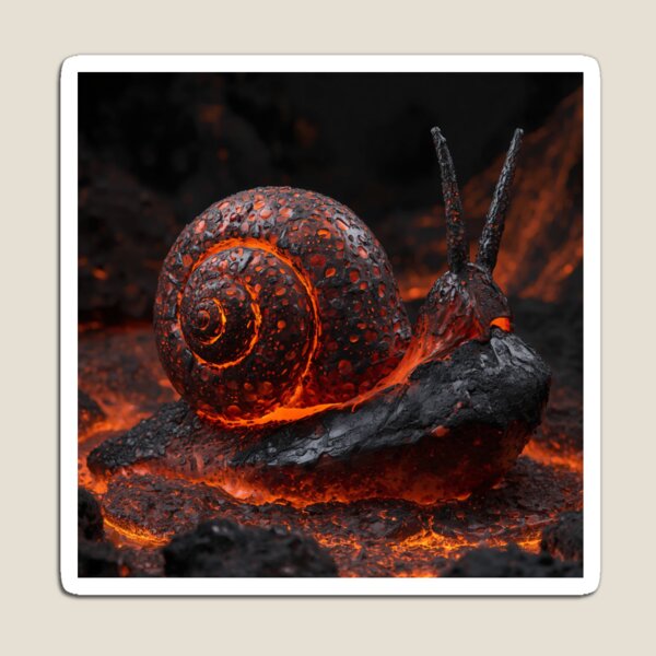 Aperçu de l'œuvre Escargot de lave 1 créée et vendue par mama-creative.