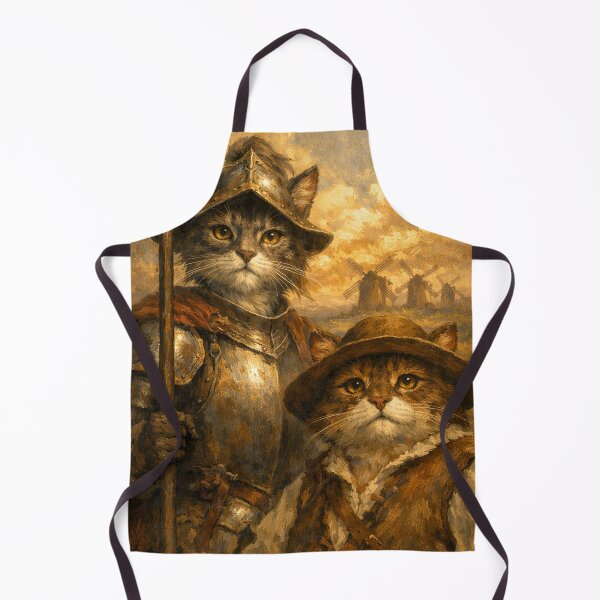 Item preview, The Feline Knight and His Faithful Companion designed and sold by ITSimagination.