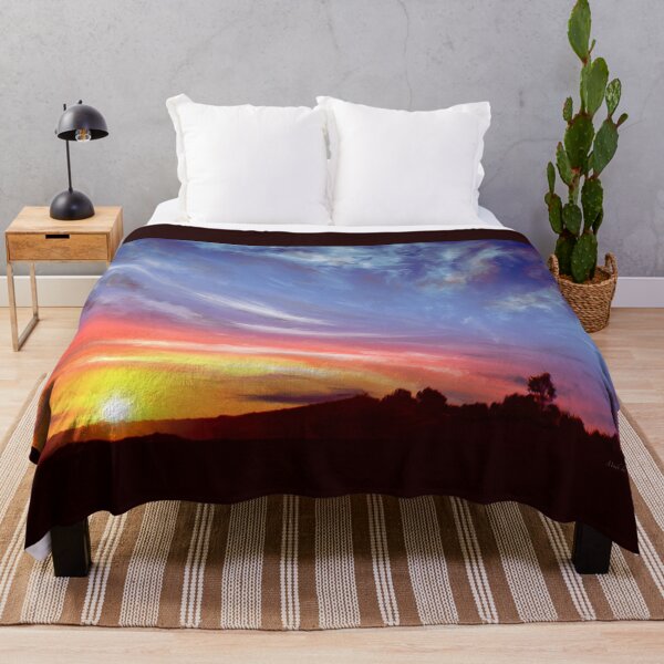 Item preview, Colorful painted sky sunset clouds designed and sold by Witseart.
