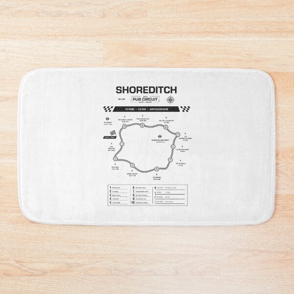 Item preview, Shoreditch Pub Circuit Heritage Map designed and sold by The Circuit Collection.