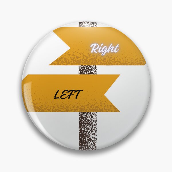 Item preview, Right or  Left designed and sold by Grandtshirt | Creative Print Designs.