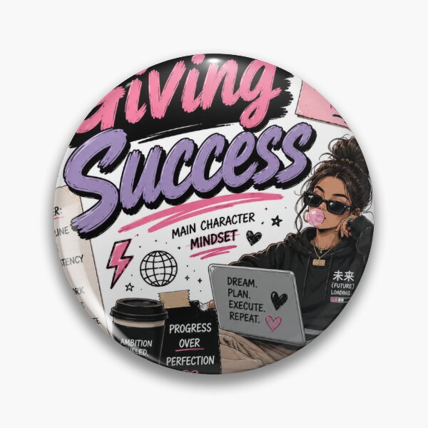 Item preview, It's Giving Success | Main Character Energy Sticker designed and sold by Ananyamalik12.