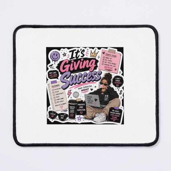 Item preview, It's Giving Success | Main Character Energy Sticker designed and sold by Ananyamalik12.