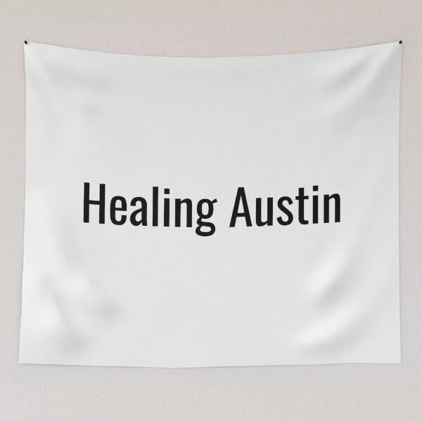 Item preview, Healing Austin (Black Text) designed and sold by City Makers.