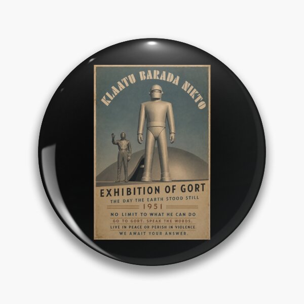 Artikelvorschau, Gort-Roboter – Klassisches Science-Fiction-WPA-Poster entworfen und verkauft von electrovista.