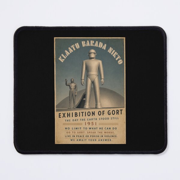 Item preview, Gort Robot Classic SciFi WPA Poster designed and sold by electrovista.