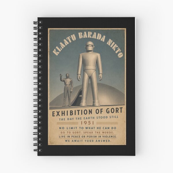 Item preview, Gort Robot Classic SciFi WPA Poster designed and sold by electrovista.