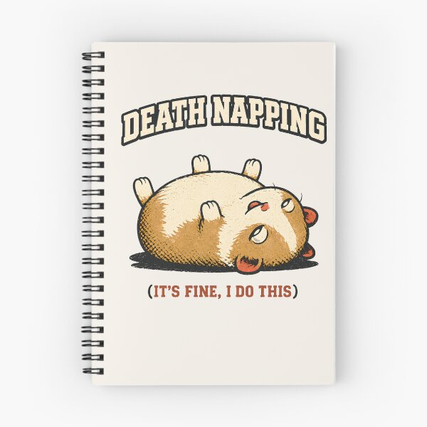Item preview, Death Napping Guinea Pig - Cavy Dark Humor designed and sold by BeanToePets.