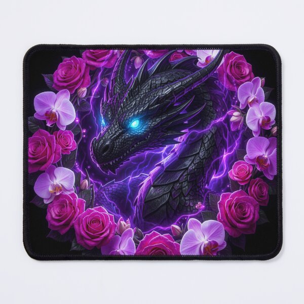 Item preview, Neon Dragon | Floral Frame designed and sold by JanjjaSoulInk.