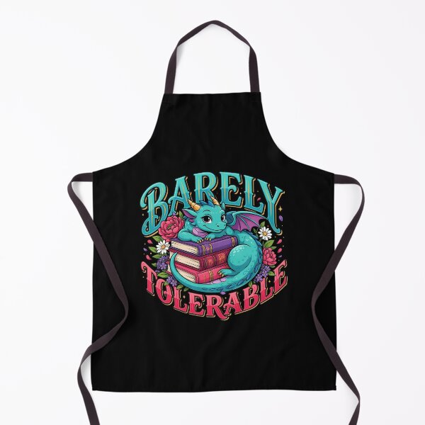 Item preview, Barely Tolerable Floral Reading for Book Lover Gifts designed and sold by Redgiant87x.