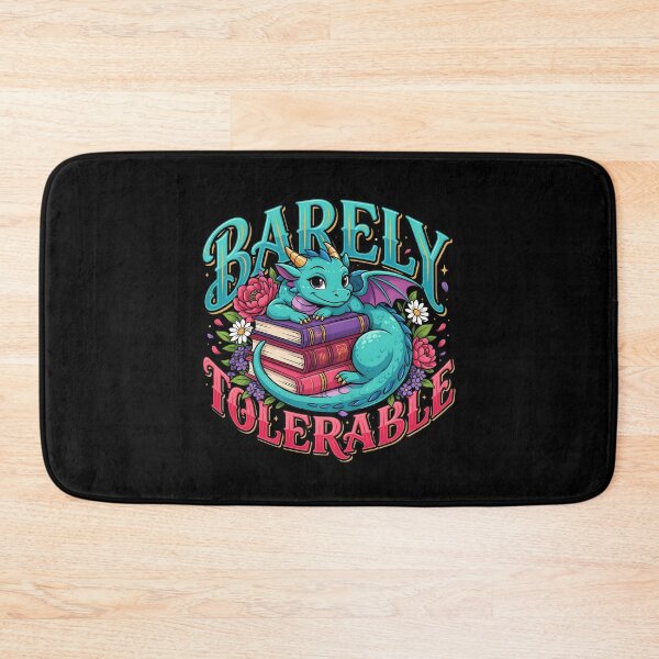Item preview, Barely Tolerable Floral Reading for Book Lover Gifts designed and sold by Redgiant87x.