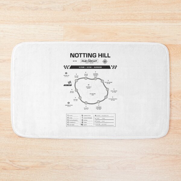Item preview, Notting Hill Pub Circuit Heritage Map designed and sold by The Circuit Collection.