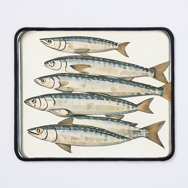 Item preview, Sardine Club: Vintage Tin Sardine Illustration Ret designed and sold by Mercella-Inc.