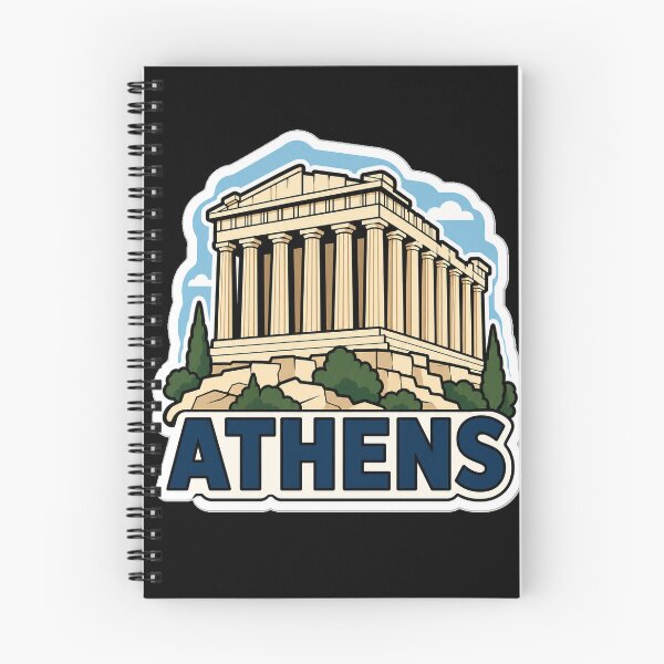 Item preview, Athens Travel Souvenir - Athens Greece Illustration designed and sold by VisualArtsOasis.