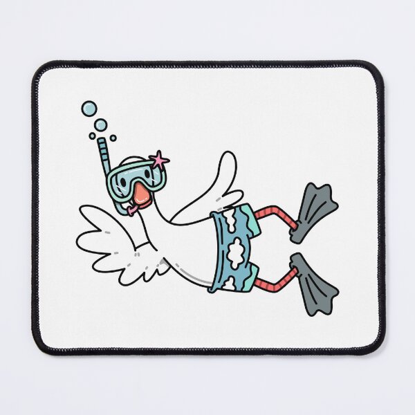 Item preview, Cute Scuba Diving Duck Funny Summer Doodle designed and sold by HICHAMORO.