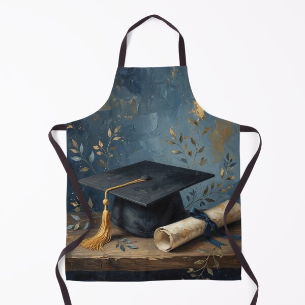 Item preview, Graduation Cap and Diploma Oil Painting designed and sold by Pioneer Spirit Market.
