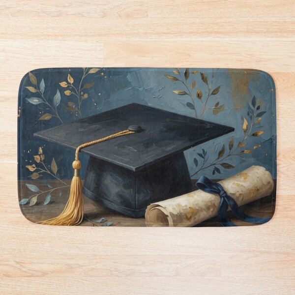 Item preview, Graduation Cap and Diploma Oil Painting designed and sold by Pioneer Spirit Market.