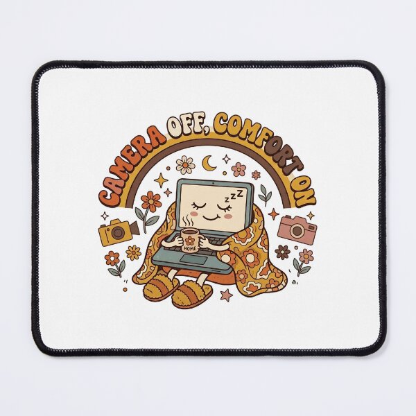 Item preview, Camera Off Comfort On Groovy Retro Laptop Design designed and sold by Fenay Designs.