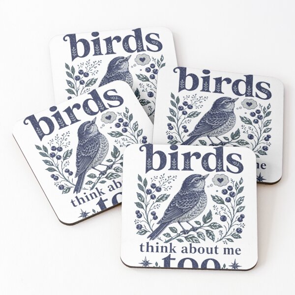 Item preview, I Wonder If Birds Think About Me Too Vintage Bird Lover Art designed and sold by haitrieuic96.