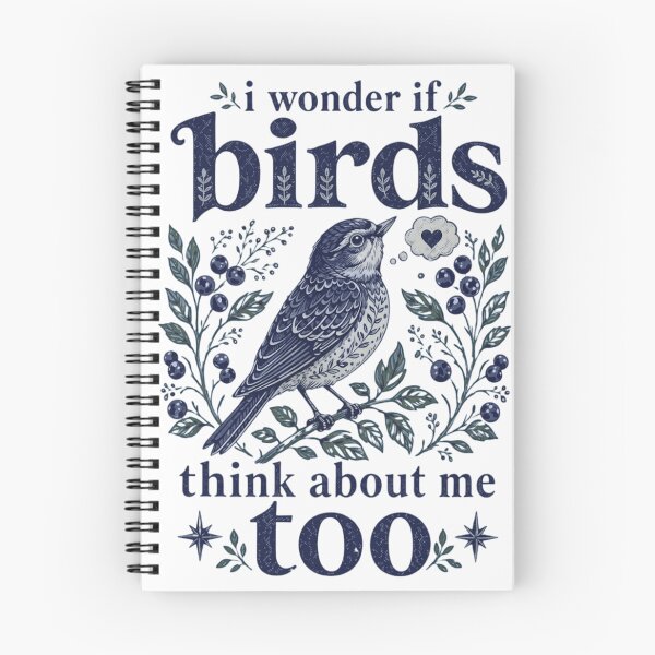 Item preview, I Wonder If Birds Think About Me Too Vintage Bird Lover Art designed and sold by haitrieuic96.