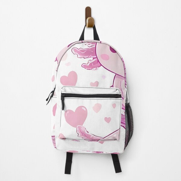 Item preview, Stay Cool: Kawaii Purple Axolotl with Pink Hearts designed and sold by Mercella-Inc.