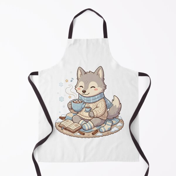 Item preview, Wolf Drinking Hot Chocolate designed and sold by MzulhilmiZam.