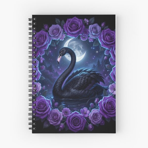Item preview, Black Swan | Floral Frame designed and sold by JanjjaSoulInk.