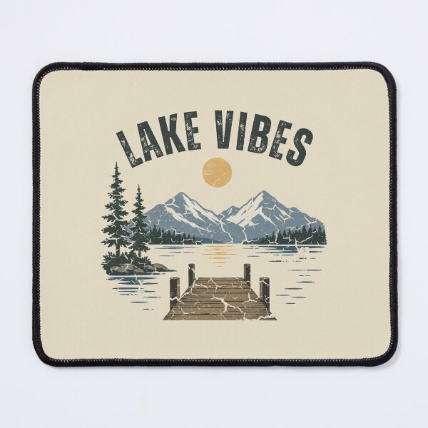 Item preview, Lake Vibes Retro Grunge Family Vacation Matching Vintage Outdoor Gift designed and sold by Artycom.