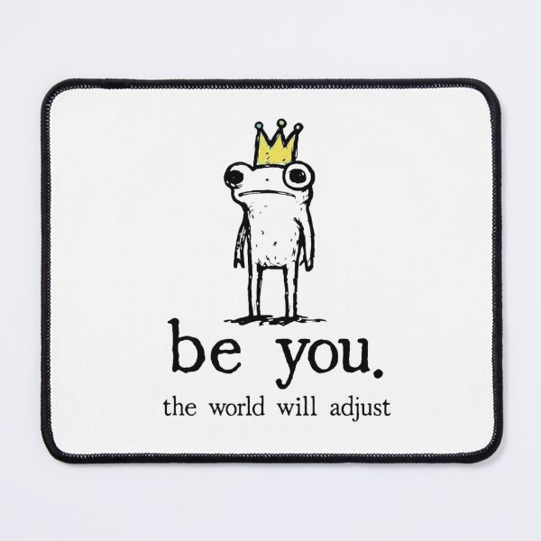 Item preview, Funny Frog with Crown - Be You The World Will Adjust Inspirational Quote designed and sold by haitrieuic96.