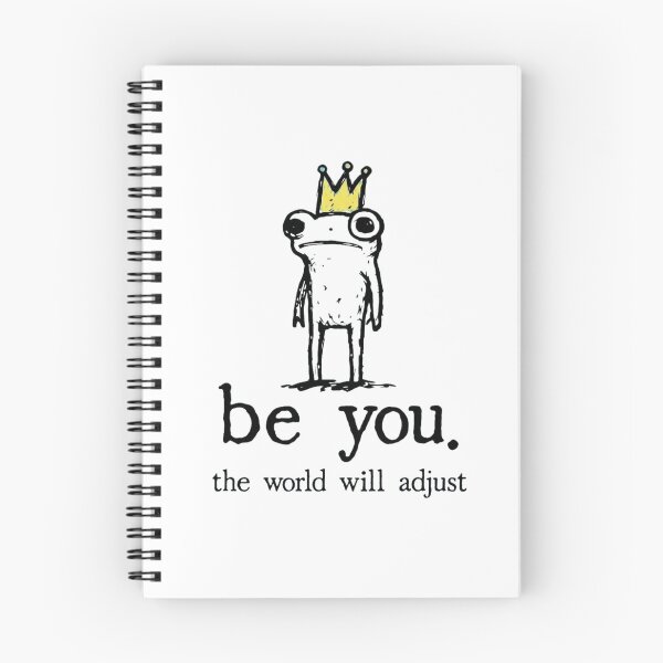 Item preview, Funny Frog with Crown - Be You The World Will Adjust Inspirational Quote designed and sold by haitrieuic96.