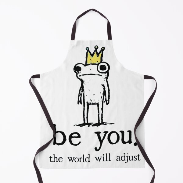 Item preview, Funny Frog with Crown - Be You The World Will Adjust Inspirational Quote designed and sold by haitrieuic96.
