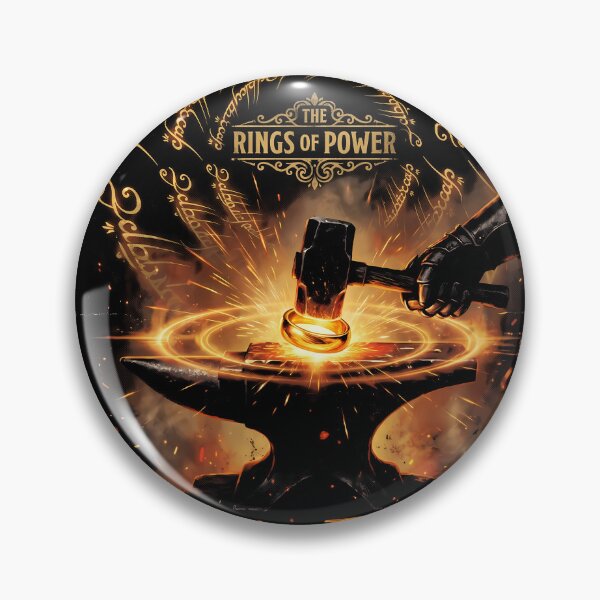 Item preview, Lord of the Rings The Forging of the Rings Poster designed and sold by Senpaiwaves.