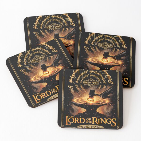 Item preview, Lord of the Rings The Forging of the Rings Poster designed and sold by Senpaiwaves.