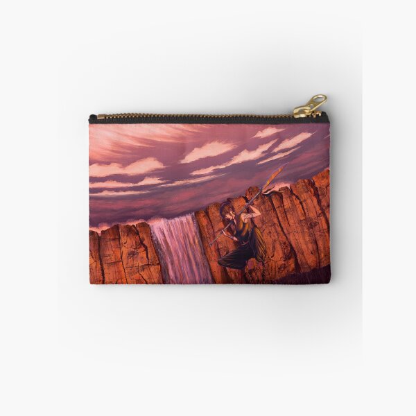 Item preview, Warrior girl training by the waterfall designed and sold by Witseart.