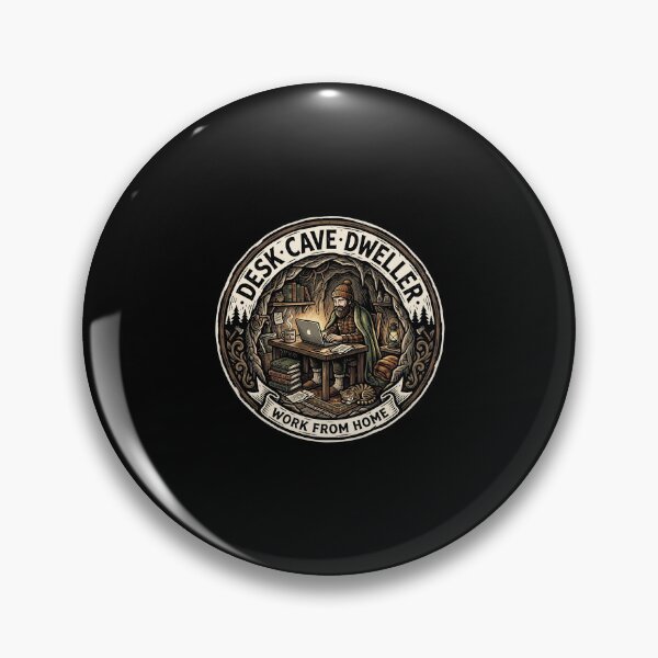 Item preview, Desk Cave Dweller Work From Home Funny Remote Employee designed and sold by Fenay Designs.