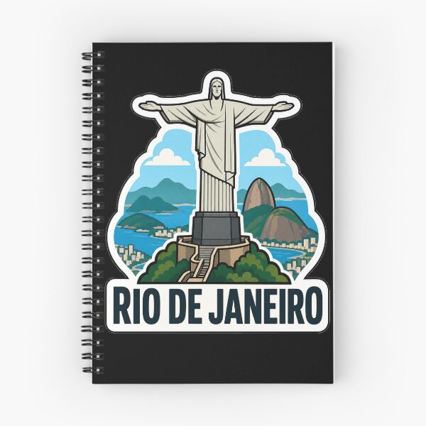 Item preview, Rio de Janeiro Travel Souvenir - Rio de Janeiro Brazil Illustration designed and sold by VisualArtsOasis.