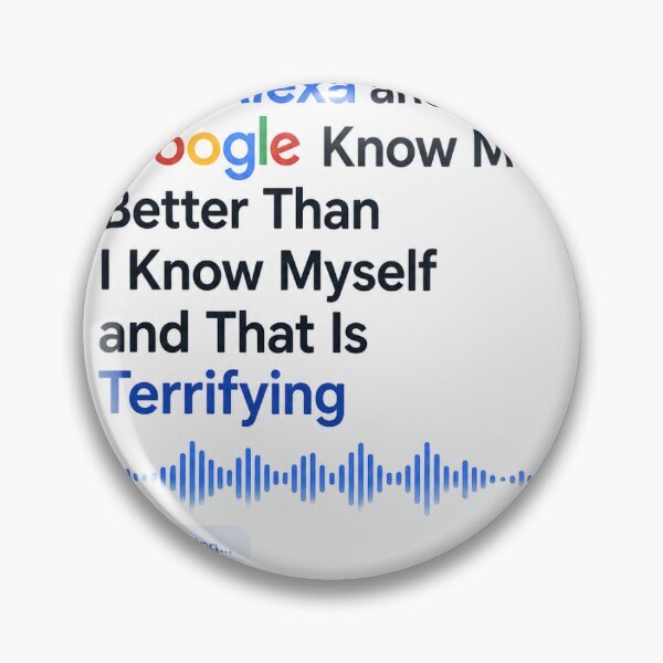 Item preview, Alexa Knows Me Better Than I Know Myself Sticker designed and sold by InkPixell.