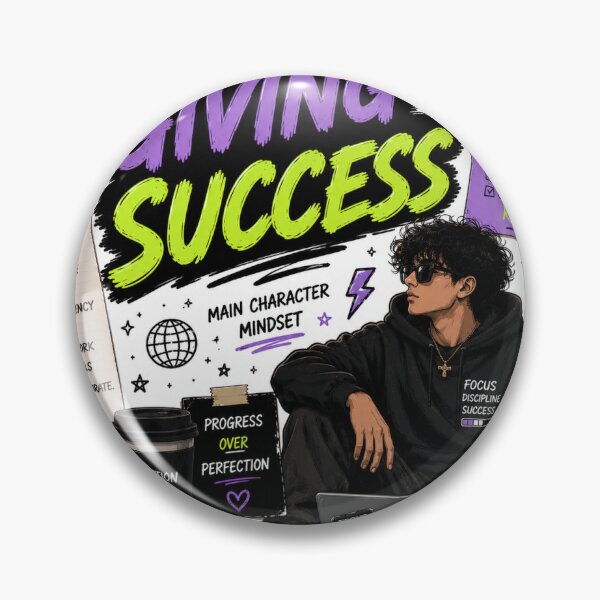 Item preview, It's Giving Success | Main Character Energy Sticker designed and sold by Ananyamalik12.