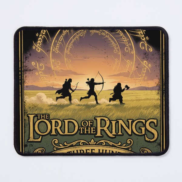 Item preview, Lord of the Rings The Three Hunters Poster designed and sold by Senpaiwaves.