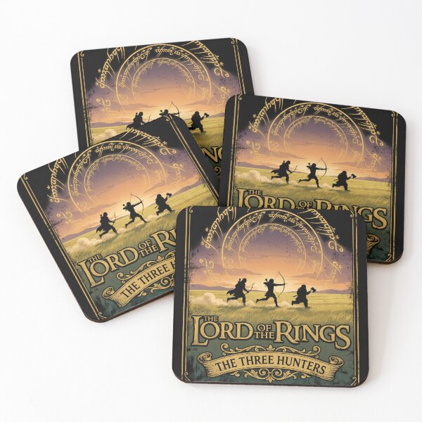 Item preview, Lord of the Rings The Three Hunters Poster designed and sold by Senpaiwaves.