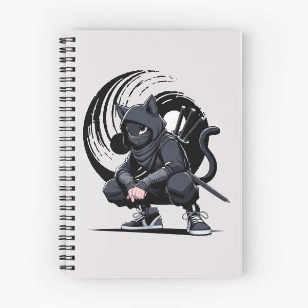 Item preview, Trending Ninja Cat Warrior – Stealthy Anime style Streetwear Design designed and sold by RealCuties.