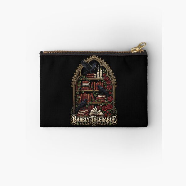 Item preview, Barely Tolerable Bookish Humor for Floral Book Lovers designed and sold by Redgiant87x.