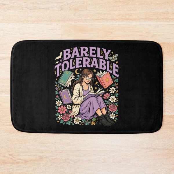 Item preview, Barely Tolerable Floral Book Lover for Introverted Readers designed and sold by Redgiant87x.