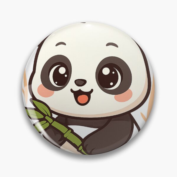 Item preview,  ? Cute Panda With Bamboo – Kawaii Cartoon Panda Design designed and sold by ColorJoyStudio.