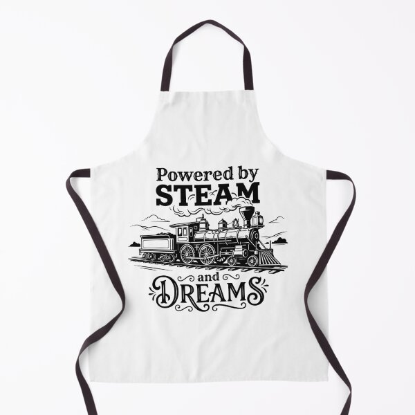 Item preview, Powered by Steam and Dreams | Open Layout Vintage Locomotive Railroad Gift designed and sold by Sekla-Studio.