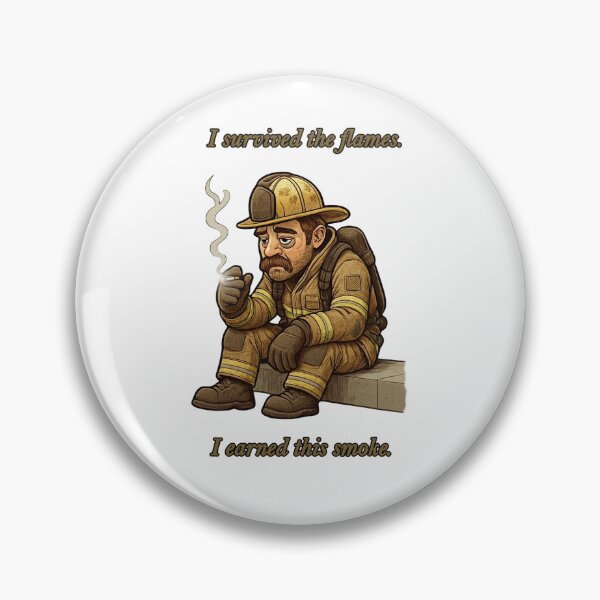 Item preview, Flame Survivor Firefighter designed and sold by Goromar-Market.