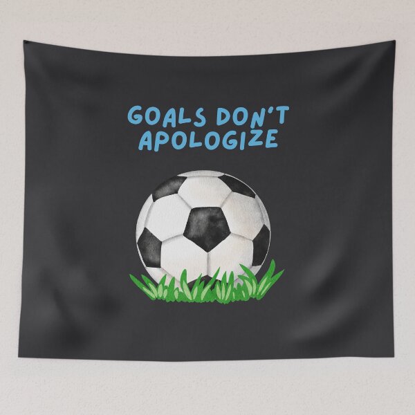 Aperçu de l'œuvre Goals Don't Apologize Soccer créée et vendue par SpartanDStore.