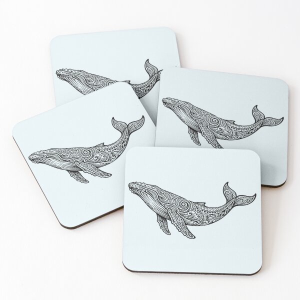 Item preview, Hawaiian Design Humpback Whale designed and sold by Wildflower Mama Designs.