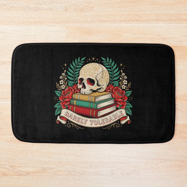 Item preview, Barely Tolerable Literary Floral for Bookworms and Readers designed and sold by Redgiant87x.